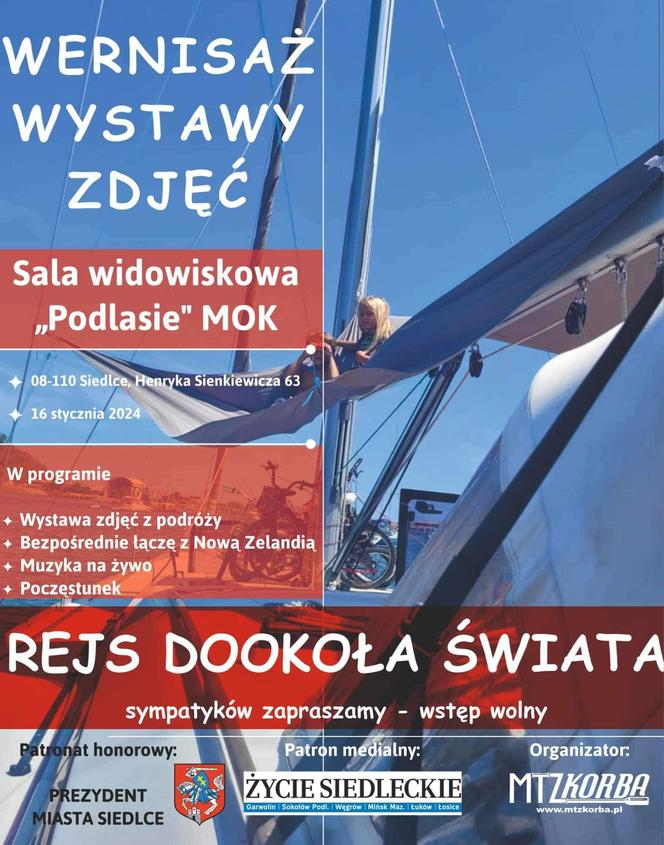 Wernisaż wystawy „Rejs dookoła świata” w Miejskim Ośrodku Kultury w Siedlcach już 16 stycznia!