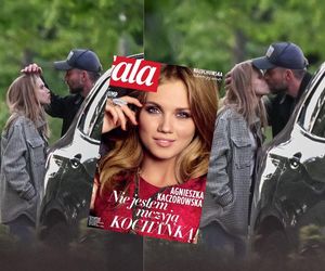 Agnieszka Kaczorowska w objęciach Marcina Rogacewicza