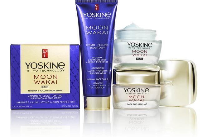 Nowości kosmetyczne: linia YOSKINE MOON WAKAI z rozświetlającym pyłem z kamienia księżycowego