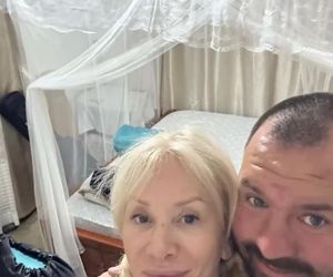 Ewa Gawryluk z mężem Piotrem Domanieckim