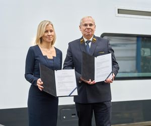 Podpisania kontraktu Alstom