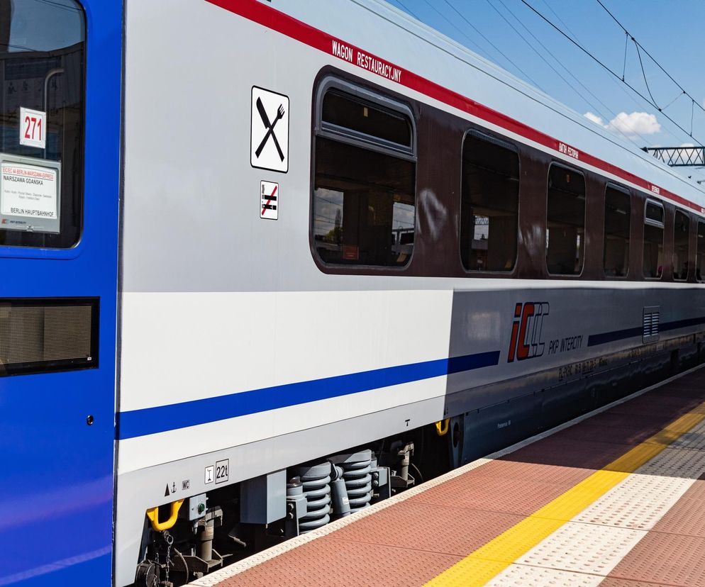 Wagon wars w pociągu PKP IC 