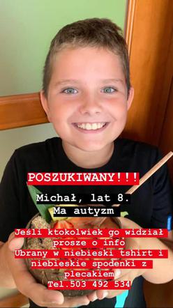 Zaginął 8-letni Michał