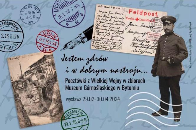 Listy z okresu I wojny światowej na wystawie w Muzeum Górnośląskim w Bytomiu