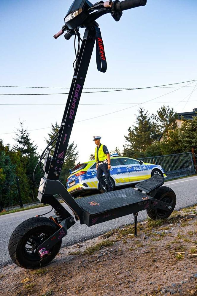 Krynka: Poważny wypadek na hulajnodze