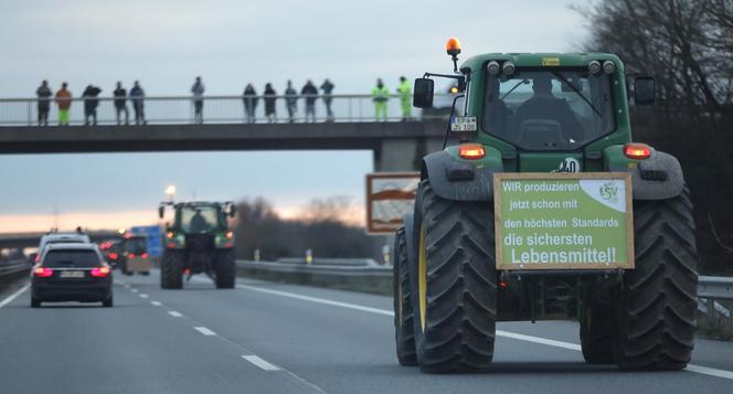 Strajk rolników w Niemczech