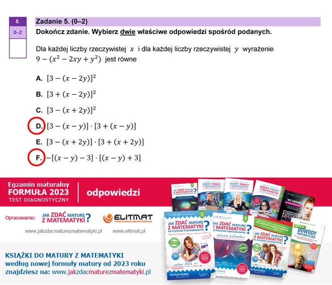 Matura próbna: matematyka 2023. Arkusze CKE + sugerowane odpowiedzi [29 września 2022]