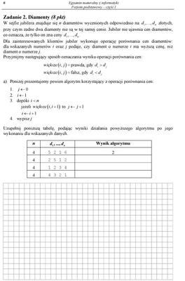 Matura 2012 - informatyka, poziom podstawowy