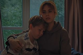 	M jak miłość odc. 1824. Kama (Michalina Sosna), Szymek (Staś Szczypiński)