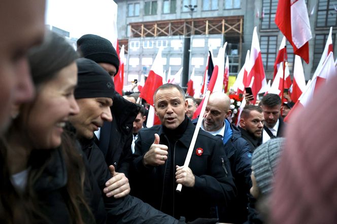 Karol Nawrocki na Marszu 2025