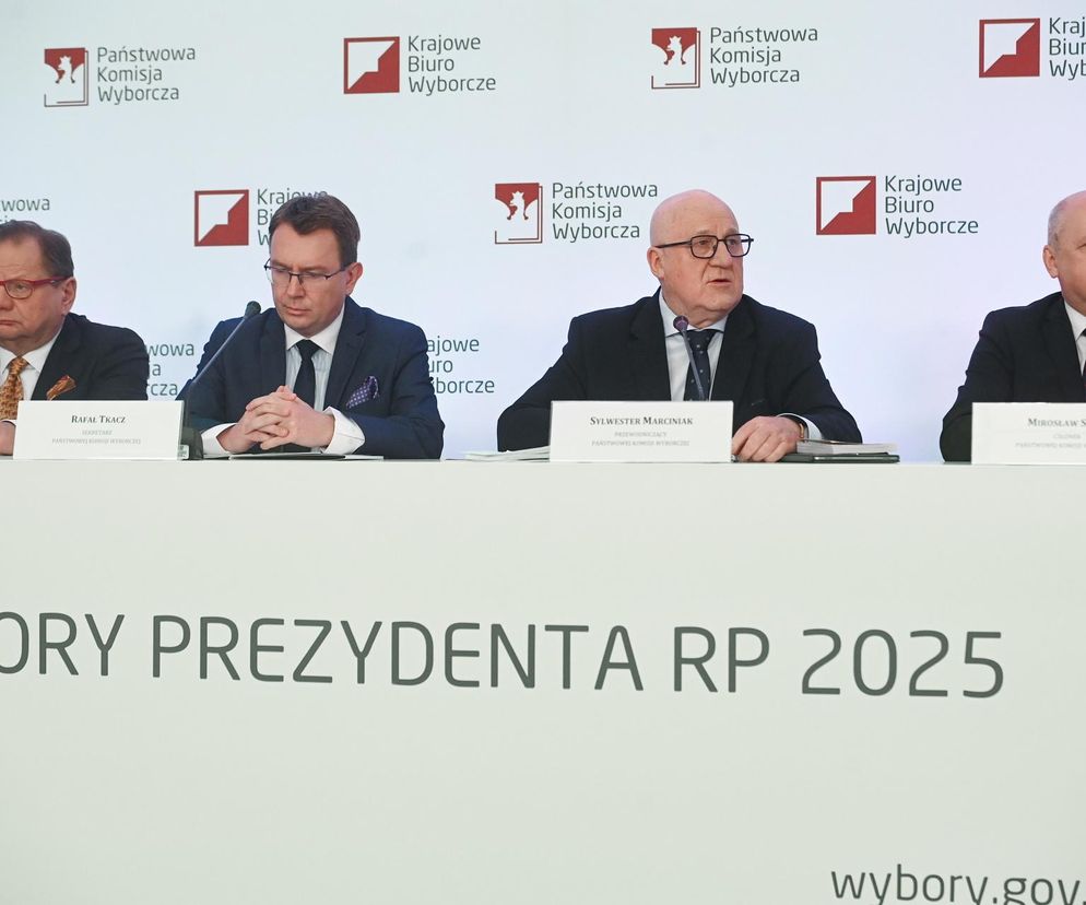 Wybory prezydenckie. Pierwsza konferencja PKW.