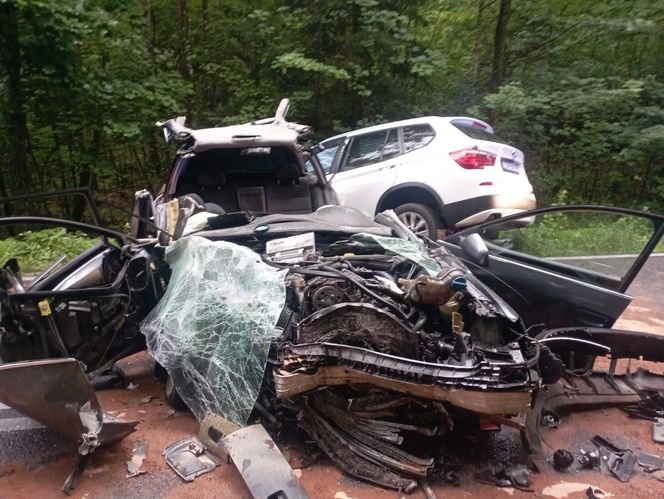 Wypadek na trasie Złocieniec - Siemczyno