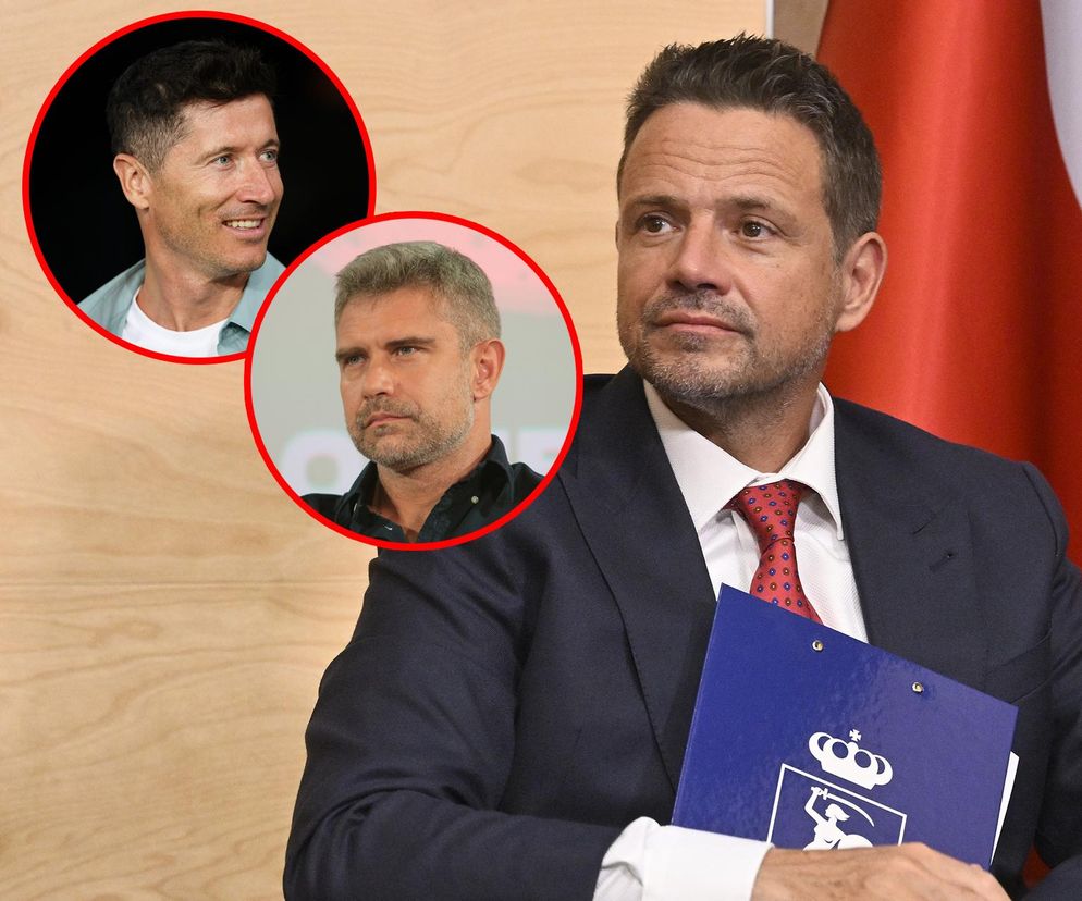 Rafał Trzaskowski, Robert Lewandowski, Tomasz Wiktorowski