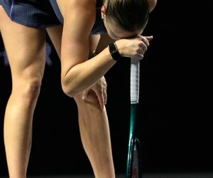 Iga Świątek - Amanda Anisimova. Spódniczki płatały figla zawodniczkom