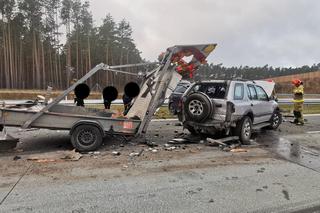 Wypadek na S5 w Pawłówku pod Bydgoszczą. Jedna osoba ranna [ZDJĘCIA]