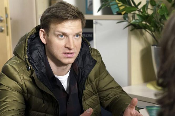 Barwy szczęścia, odc. 2068. Łukasz Sadowski (Michał Rolnicki)