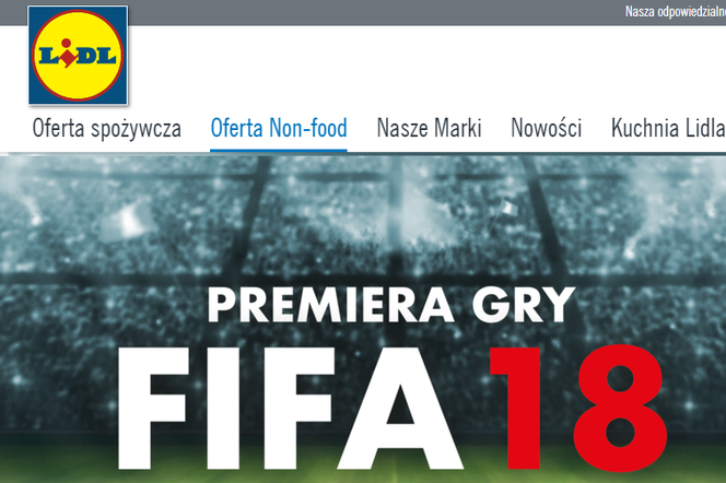 FIFA 18 w Lidlu