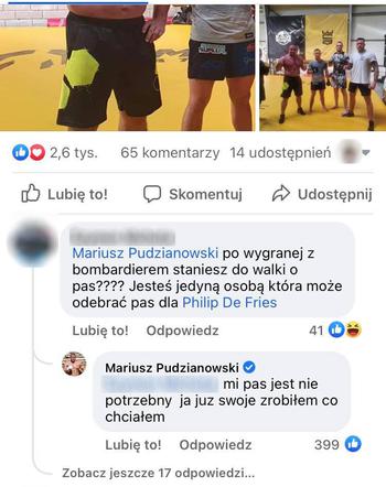Mariusz Pudzianowski o walce o pas
