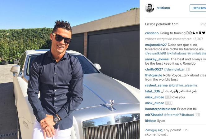 Cristiano Ronaldo, Instagram