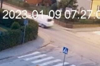 Potrącił 11-latka na przejściu dla pieszych. Nagranie z Rypina przeraża