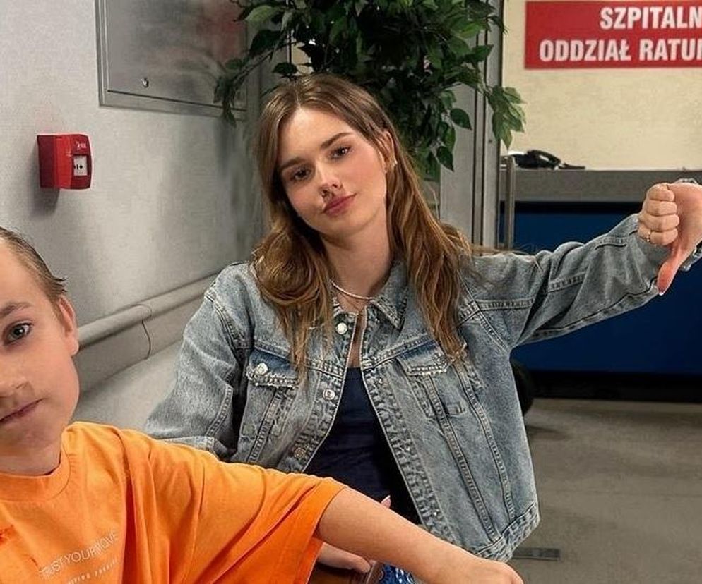 M jak miłość. Franka i Paweł w szpitalu z Miśkiem! Syn Zduńskich ciężko ranny po wypadku - ZDJĘCIA