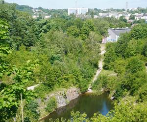 Jezioro Szmaragdowe na Kadzielni w Kielcach