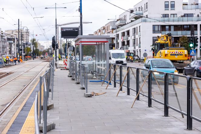 Budowa tramwaju do Wilanowa na kilka tygodni przed otwarciem