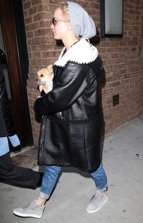 Jennifer Lawrence z psem