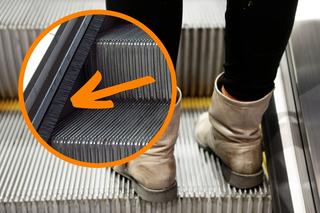 Do czego służą szczotki w ruchomych schodach? Na pewno nie do czyszczenia butów!