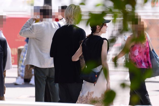 Martyna Byczkowska i Quebonafide w Cannes