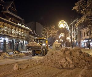 Wywóz śniegu z Zakopanego
