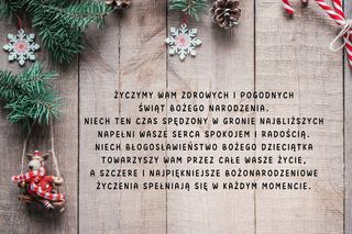 Piękne kartki bożonarodzeniowe 2024 - życzenia i wierszyki