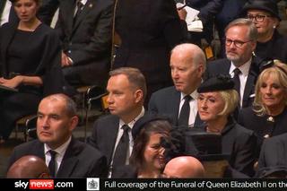 Wiadomo, dlaczego Duda na pogrzebie Elżbiety II siedział przed Bidenem. Proste wyjaśnienie