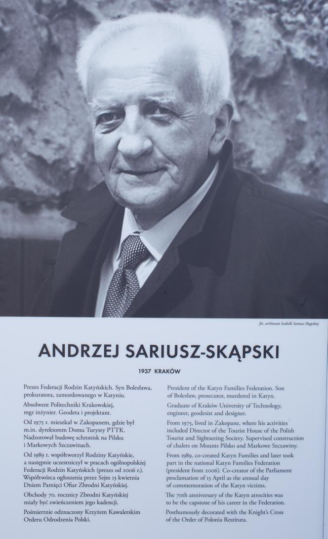 Andrzej Sariusz-Skąpski – prezes Federacji Rodzin Katyńskich
