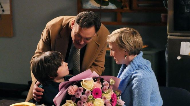 Barwy szczęścia odc. 3227. Sonia (Weronika Nockowska), Mateuszek (Filip Kowalewicz), Robert Stefaniak (Paweł Ławrynowicz)