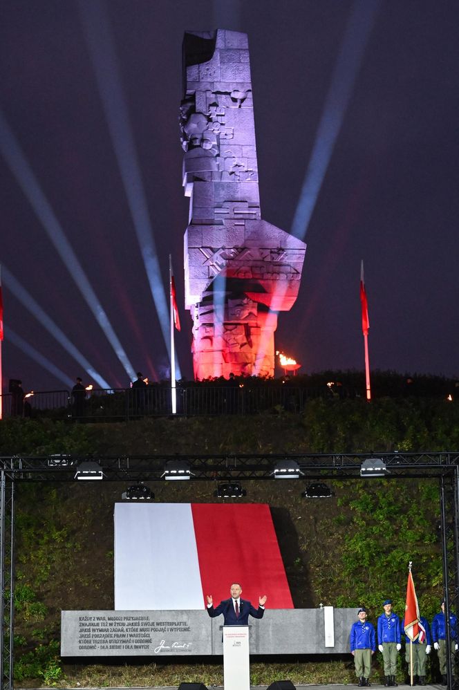Prezydent i premier na Westerplatte