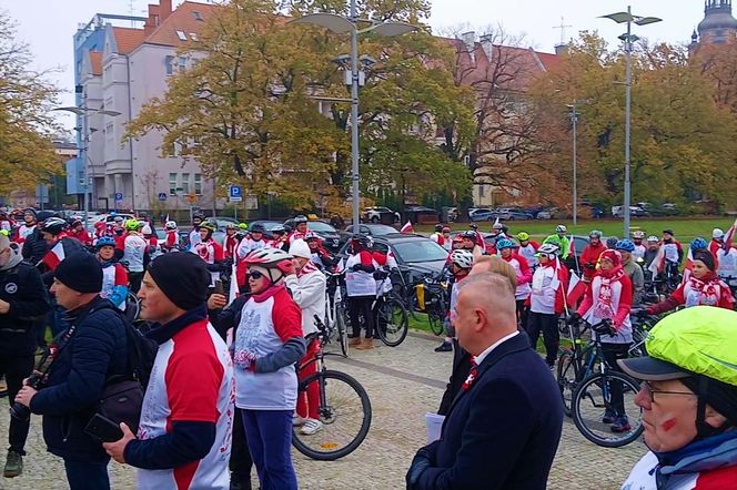 Niepodległościowy Rajd Rowerowy w Szczecinie