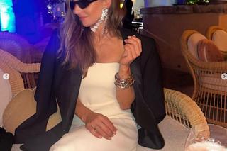 Anna Lewandowska w sukni polskiej marki