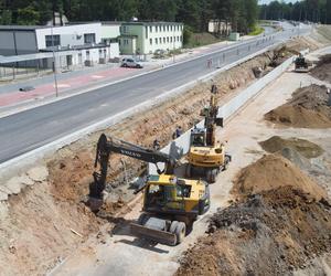 Obwodnica Starachowic z lotu ptaka (czerwiec 2024)