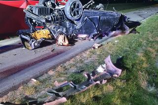 Lubelskie: Na poboczu drogi był wrak BMW. W środku był mężczyzna, który nie dawał oznak życia