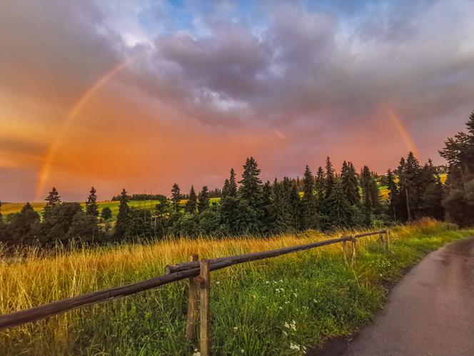 Malownicze niebo nad Bukowiną Tatrzańską