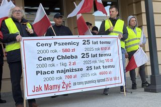 Protest rolników w Rzeszowie. Zapowiadają zaostrzenie działań