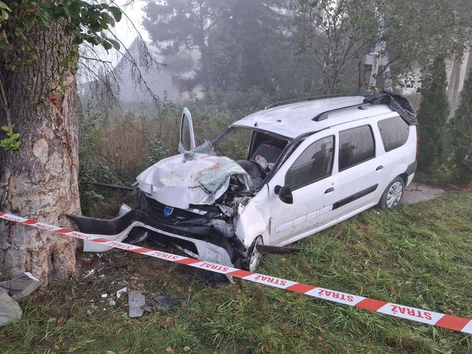 Wypadek pod Węgrowem 04.09.2025