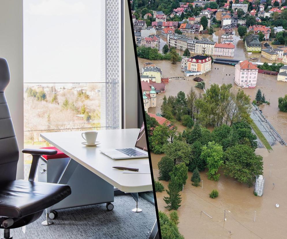 10 dni płatnego wolnego dla powodzian. Usprawiedliwienie nieobecności w pracy