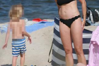 Małgorzata Socha na wakacjach z rodziną nad Bałtykiem