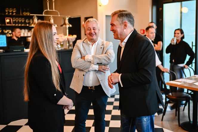 Julia Szeremeta na kolacji z Dariuszem Michalczewskim