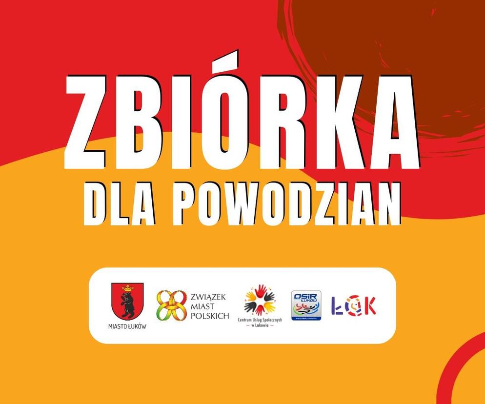 Zbiórka humanitarna dla powodzian w Łukowie