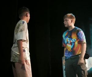Spektakl na zakończenie warsztatów teatralnych w Teatrze Miejskim w Lesznie 