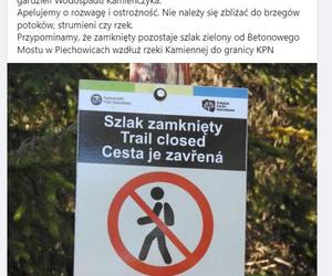 Karkonosze zamknięte! Śnieg i zadymka, niżej lawiny z błota i kamieni