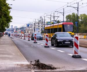 Remont na moście Poniatowskiego